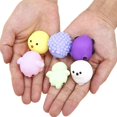 thumbnail image 5 of Mini animal blando, 64 piezas, mochi, recuerdo de fiesta para niños, suave, exprimible, antiestrés Rellenos de calcetines de compresión para Navidad para niños, hombres, mujeres y niñas, 5 of 5