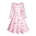 thumbnail image 4 of XEGLSBU Cuhk Robe de Princesse de Fête pour Fille/enfant à Imprimé Nœud, 4 of 4