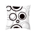 thumbnail image 4 of Juego de 4 fundas de cojines modernas de 45 x 45 cm, fundas de almohada decorativas para sofá, sala de estar y dormitorio JAMW Sencillez, 4 of 5