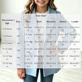 thumbnail image 3 of Puntoco Girls Lapel Collar Peacoat Solid Button Front Long Sleeve Mid Length Outerwear Casual Jacket for Kids Light Blue 5-6 Years, 3 of 9