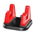 thumbnail image 1 of Soporte de teléfono de silicona giratorio 360° para salpicadero de coche, color negro, rojo y gris, universal para smartphones y dispositivos GPS., 1 of 5