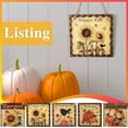 thumbnail image 1 of Xihbxyly Letrero de Bienvenida de Otoño, Vintage, Decorativo para Colgar En La Pared, con Temática de Sol y Felicidad, Artesanía Duradera, Fácil de Colgar, Decoración para Puerta de Entrada o Jardín,, 1 of 2