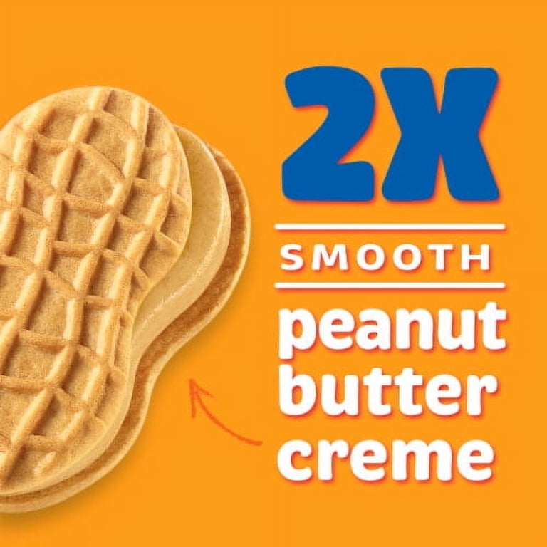 2X - Nutter Butter Double Nutty Peanut Butter Sandwich Cookies