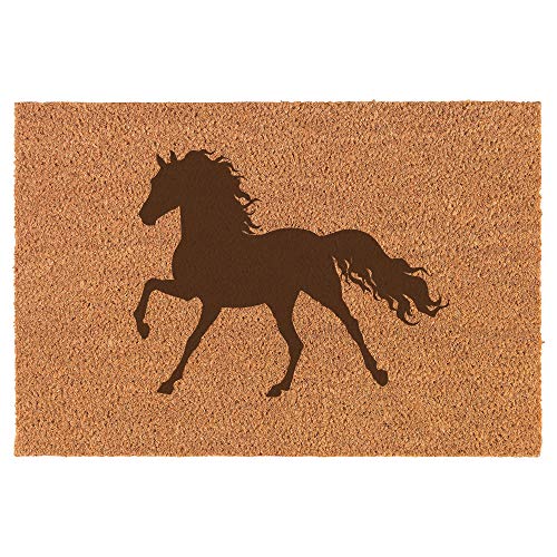 Coir Door Mat Entry Doormat Horse