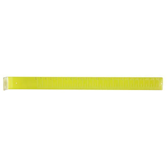 30" Yellow Aluminum Fish Ruler