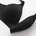 thumbnail image 5 of KyCheLot Tshirts Bra for Women V Neck Thin Embroidery Adjustable Strap Wireless Daily Push up Bras, 5 of 5