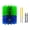 Green, variant on Livestock Grooming Brush Half-Round Cow Body Massage and Itch Relief Tool for Cattle Horse Goats, Green Durable Plastic Rotating Scratch Brush with Waterproof Bristles