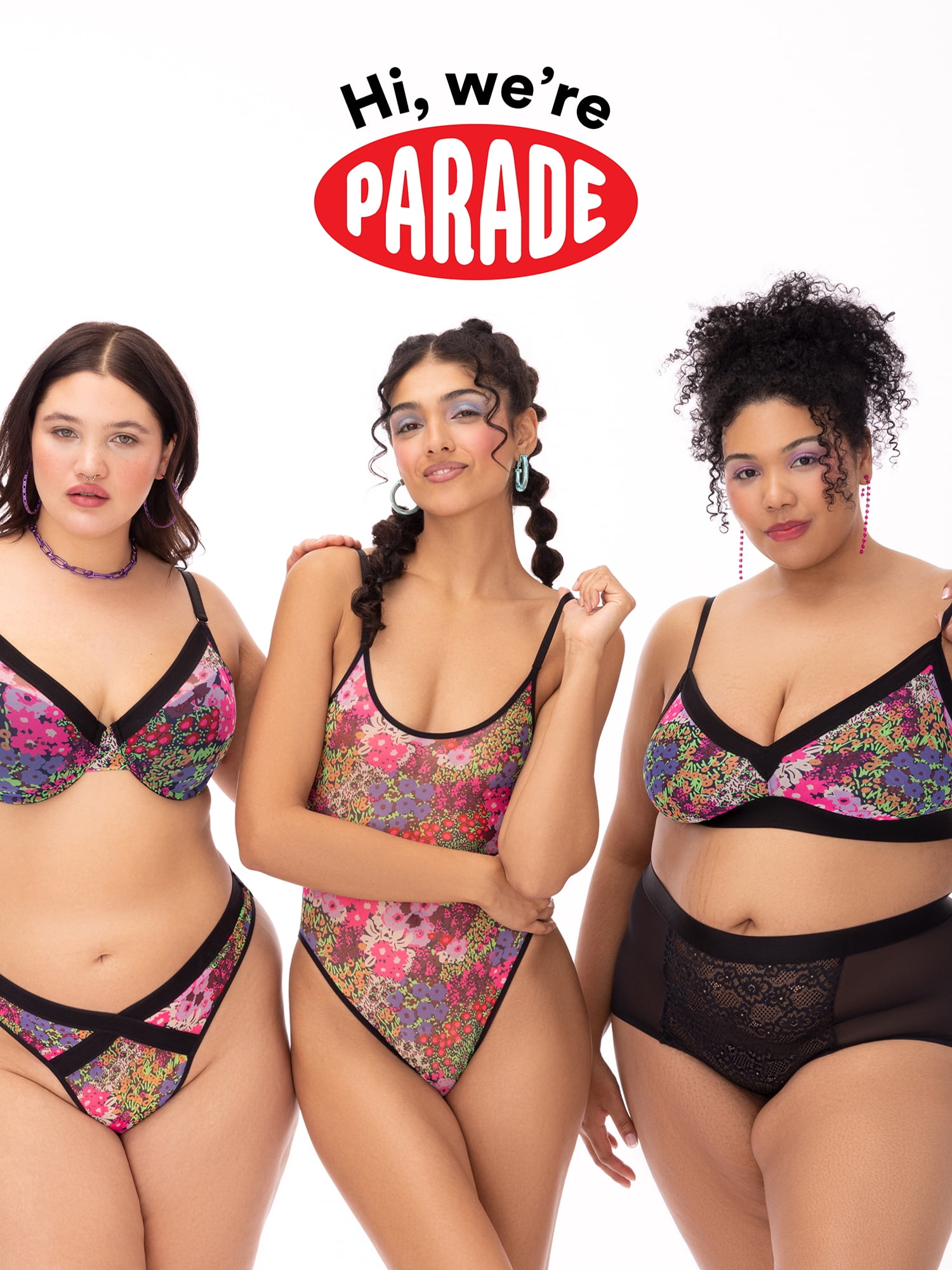 Parade Mesh Strappy Thong Underwear, 2-Pack, Sizes XS to 3XL