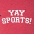 thumbnail image 5 of Wild Bobby YAY SPORTS! Sports Men Premium Tri Blend T-Shirt, Vintage Red, X-Large, 5 of 5