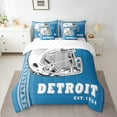 thumbnail image 2 of Erosebridal Vintage Rugby Bedding Sets Full Size, Soccer Lover Comforter Sets with Sheets, Football Player Decor, 7pcs, 2 of 5