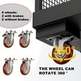 thumbnail image 6 of Heavy Duty Forklift Platform 35.8x35.8 Inches - 1400LB Capacity Collapsible Safety Platform with Anti-Slip Surface, Waterproof Black Finish for Warehouse and Construction Use, 6 of 6