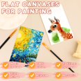 thumbnail image 3 of DIY.STORE 5x7IN Small Canvases for Painting, 48 Pack Mini Canvas Boards Cotton Painting Canvas Primed Acid Free Mini Blank Canvas Panels for Oil Paint, Watercolor, Acrylic Paint, Gouache&Tempera, 3 of 7