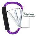thumbnail image 2 of Jumbo 6.5" XL Carabiner Key Chain  - Purple, 2 of 5