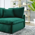thumbnail image 4 of Modway Commix Down-Filled Overstuffed Performance Velvet Corner Chair, Green, 4 of 7