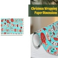 thumbnail image 4 of PuSpu Christmas Wrapping Paper 67 Christmas Gift Wrapping Paper Distinctive Holiday Gift Packaging, 4 of 6
