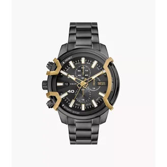 Diesel Master Chief Gold Tone Stainless Steel Quartz DZ1952 100M