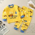 thumbnail image 1 of Conjunto de ropa interior para niños, pijama de algodón para niño de algodón para niñas, ropa de bebé Otoño, ropa para el hogar, ropa de dormir larga, 1 of 4