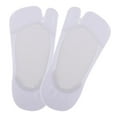 thumbnail image 3 of Calcetines de punto de corte bajo Zulema Tabi para mujer blanco, 3 of 8