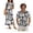 Black Hawaii, variant on Black Hawaii Couple Matching Outfit Button-Down Shirt for Men Light Workwear Beach Tops and Womens Sleeveless Dress Size 3XL Casual Hawaiian Party Sundress with Split