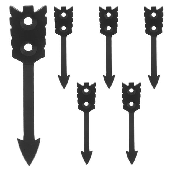 unbranded 6pcs Wall Mounted European Skull Hanger For Deer And Elk Heavy Duty Metal Bracket For Antelope And Animal Skullsdecor