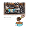 thumbnail image 5 of New Arrivals 2 Pieces Crate Dog Bowl, Removable Stainless Steel Pet Kennel Hanging Food Water Feeder Bowl Cage Coop Cup with Spoon, 5 of 8