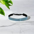 thumbnail image 6 of Unique Bargains 1 Pc Adjustable Rhinestone Headbands for Women Lake Blue, 6 of 6