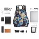 thumbnail image 4 of Easygdp Abstract Blue Squares para Easygdp Yak - Mochila Casual Ligera y Resistente para Viaje y Senderismo para Hombres y Mujeres, 4 of 7