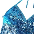thumbnail image 6 of Baberdicy Sequin Tops for Women Women's Belly Dance Sequin Bra Tassel Clothing Tops Women's Tanks & Camis, 6 of 7