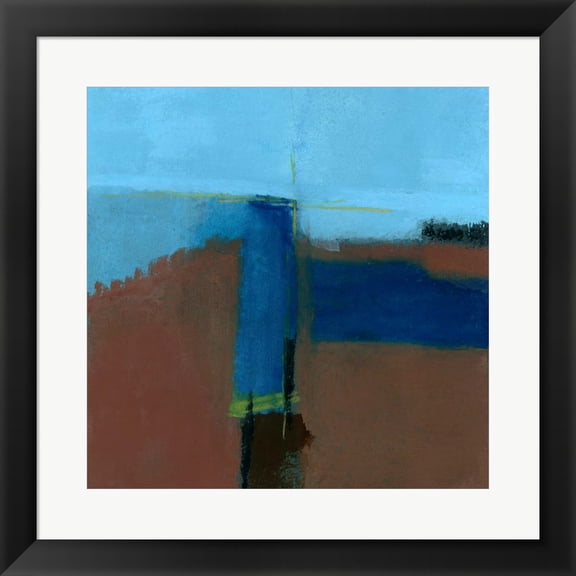 Great Art Now House On The Hill by Michelle Oppenheimer, Framed Wall Art, 19.5W x 19.5H