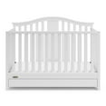 thumbnail image 3 of Graco Solano 4-in-1 Convertible Baby Crib with Drawer, White, 3 of 17