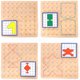 thumbnail image 3 of Juguetes de tablero geométrico de madera, tablero geométrico Montessori juguetes de rompecabezas de madera para niños y adultos para inspirar la imaginación y la creatividad Zhivalor LL-2059, 3 of 4