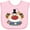 AD-Pink, variant on Inktastic Big Clown Face Boys or Girls Baby Bib