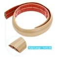 thumbnail image 3 of Cubierta de cable para suelo Uxcell de 3.3 pies, ocultador de cables autoadhesivo de 0.47" de ancho x 0.3" de alto para gestión de cables, protector de cables, madera beige, 3 of 7