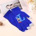 thumbnail image 3 of Nuevos guantes Sonics para niños, con estampado de letras de dibujos animados de Anime AZ, accesorios cálidos de invierno para niños y bebés, regalos de Navidad para niños, 3 of 4