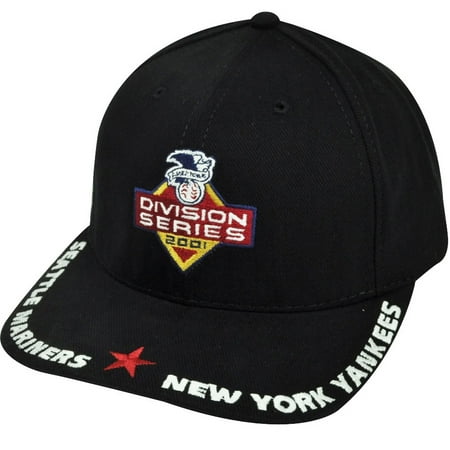 Yankees American Needle - MLB American Needle Yankees Mariners Division Series Black Sun Buckle Hat Cap