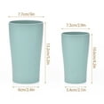 Clearance Sales Glass&Bottle,Uqiangy Healvian 4pcs Plastic Drinking