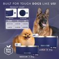 thumbnail image 3 of FAHRMOSIS Cuenco para perros de 32 onzas con inserto de alimentador lento, cuenco de agua para mascotas de acero inoxidable para razas medianas y grandes, base de goma antideslizante y alimentador de, 3 of 5