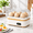white, variant on Light Green Rapid Electric Egg Cooker, 6 Egg Capacity for Soft Medium Hard Boiled Poached Omelet Eggs