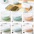 thumbnail image 1 of Dream Lifestyle 280/380ml Portable Transparent Sealed Lunch Box Food Bento Storage Container, 1 of 8