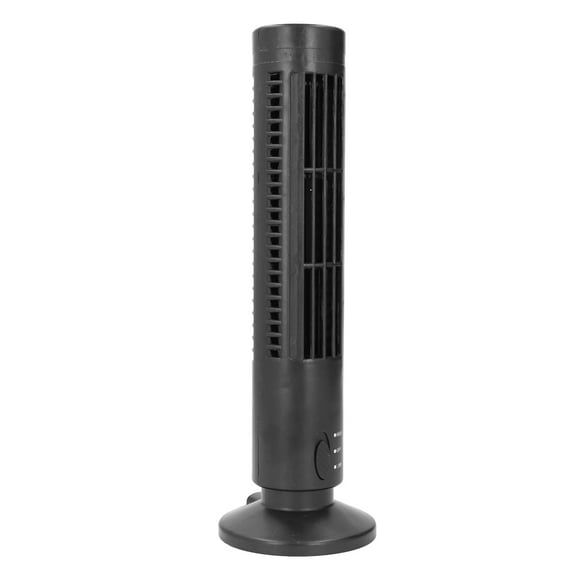 Tower Fan, 13inch Tower Cooling Fan USB Smart Floor Fans with 2 Speeds Adjustable Low Noise Oscillating Tower Fan Space Saving with 30.7in Cable for Office Bedroom 2.5W