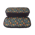thumbnail image 5 of Lsque Autumn with Pumpkins Printed Big Capacity PU Leather Pencil Case Large Pencil Pouch Stationery Pen Bag Pencil Holder for Teen, 5 of 6