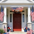 thumbnail image 7 of 250th Anniversary USA Flag,American Fan Flag,17.7"x35.4" Patriotic Flags Banner, Bunting Flag Patriotic Half Fan Banner for Wall,Front Door,Porch,Fence,Outdoor 4th of July Decorations, 7 of 7