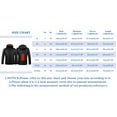 thumbnail image 3 of Dyfzdhu Heated Jacket Women Men Usb Charging Heating Winter Coats Graphene Long Sleeve Plus Size Down Jacket Red, 3 of 3