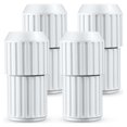thumbnail image 1 of 4 Pcs Pool Telescopic Pole White External Cam Pool Pole Parts, 1 of 5