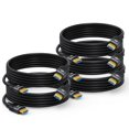 thumbnail image 1 of Cable HDMI RyzzRooa de 3 m, 8 K, 48 Gbps, paquete de 5 unidades, HDR10 eARC, 1 of 9