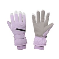 Women’s Waterproof Ski Gloves  Touchscreen Thermal Winter Gloves for Skiing, Cycling ,Outdoor Sports