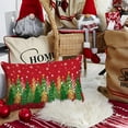 thumbnail image 5 of Merry Christmas Pillow Covers 12x20 Inch Set of 2, Xmas Trees Lumbar Cover,Seasonal Winter Decoration for Home Décor Throw Cushion Case for Sofa Bed Couch, 5 of 6
