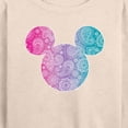 thumbnail image 3 of Mickey & Friends - Paisley Mickey - Women's Lightweight French Terry Long Sleeve Shirt, 3 of 5
