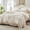 01 - Beige, variant on 7Pcs Beige Boho Tassel King Size Bedding Set, Fluffy Fringe Bed In Bag with Complete Sheets & Pillowcases