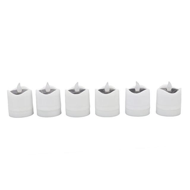 Velas eléctricas LED, velas LED de té, velas LED de té con batería parpadeantes y brillantes, velas LED de té de apariencia llamativa